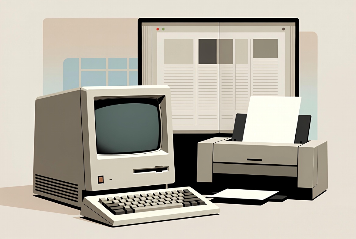Desktop Publishing in den 1980er-Jahren