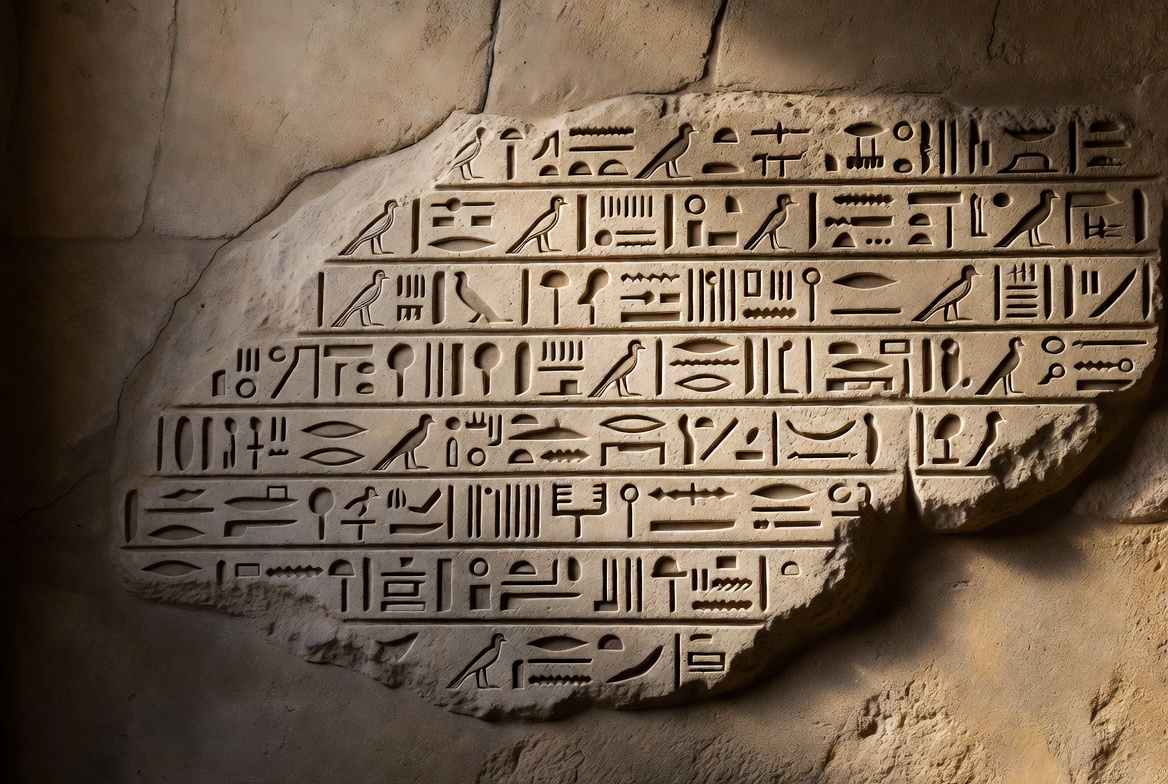 Illustration ägyptischer Hieroglyphen