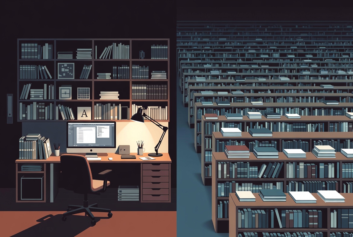 Unabhängige Foundry im Kontrast zu großen Schriftbibliotheken