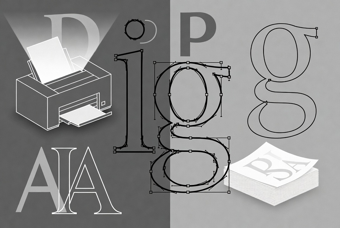 PostScript und skalierbare Outline-Schriften