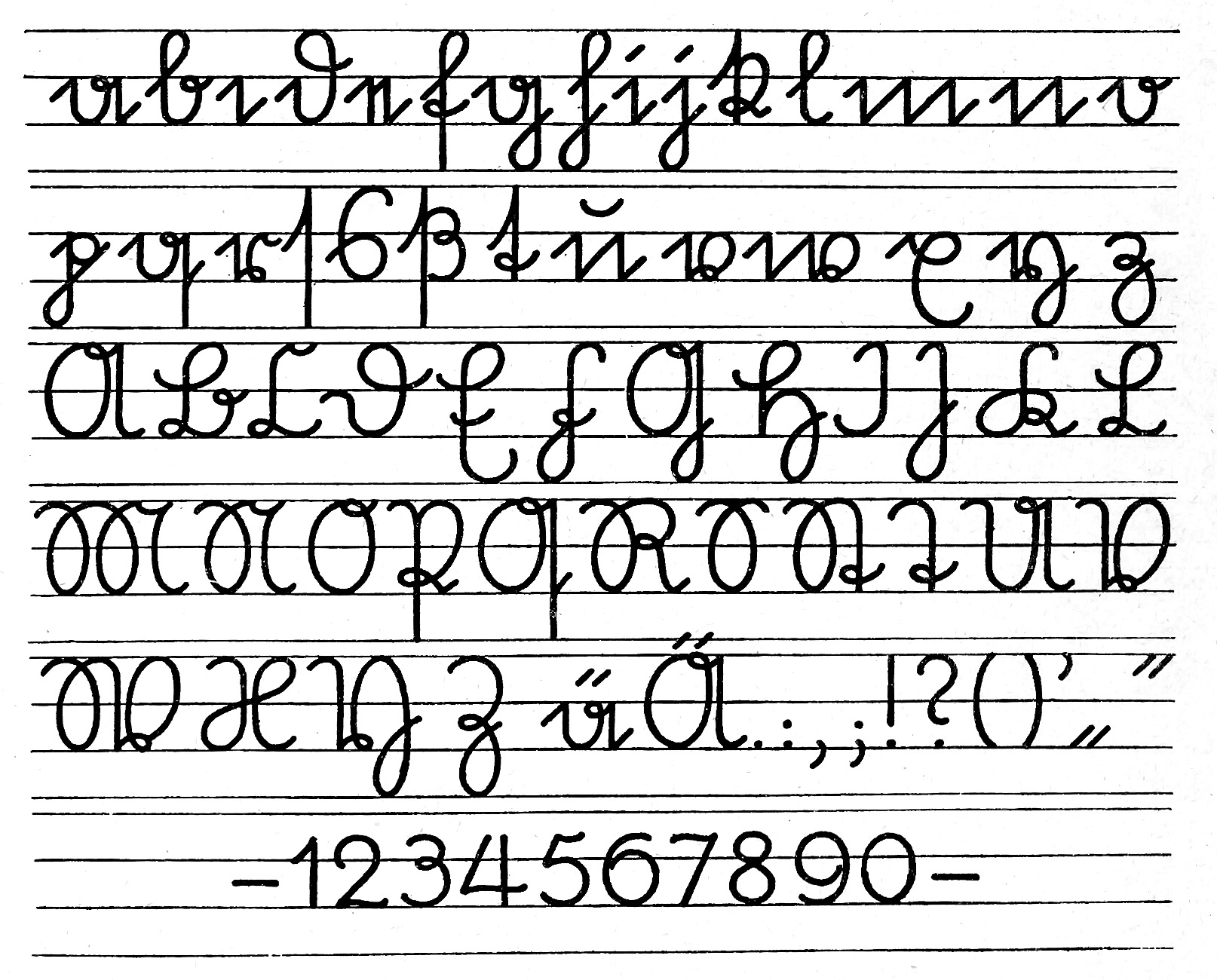 Beispiel der Sütterlinschrift