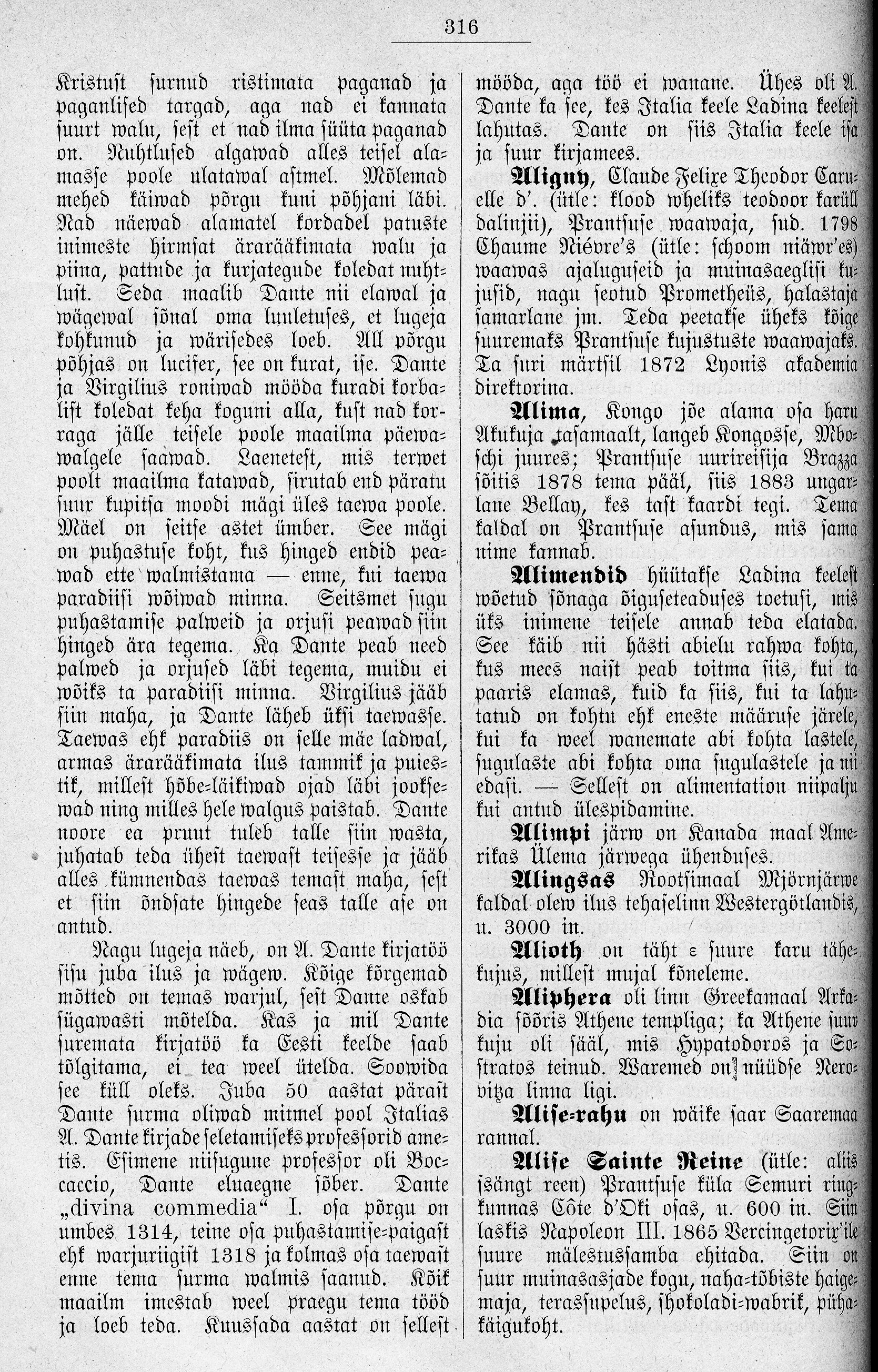 Beispiel einer Textura